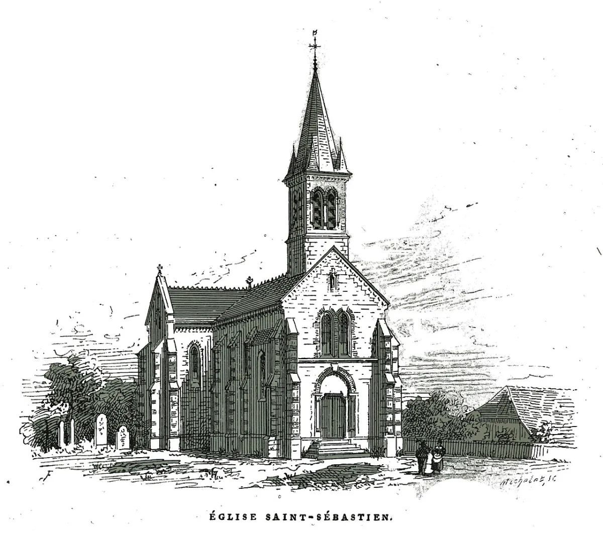 Saint Sébastien, Les Croutes