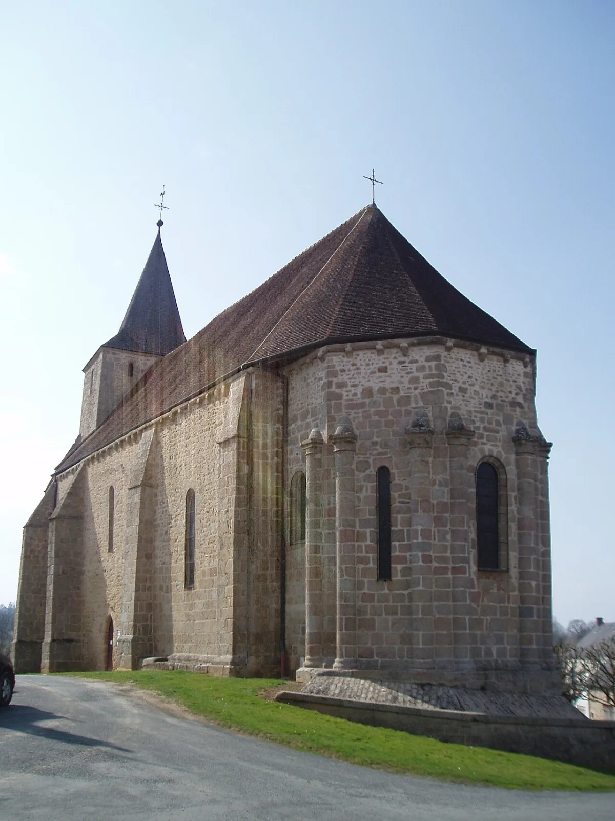 Église à Azerables, Azerables