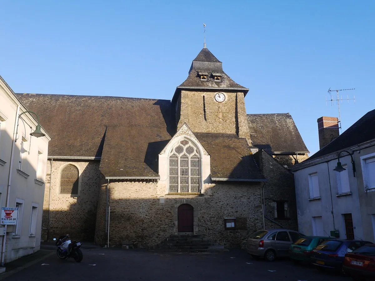 Église Sainte Opportune, Gennes Sur Glaize