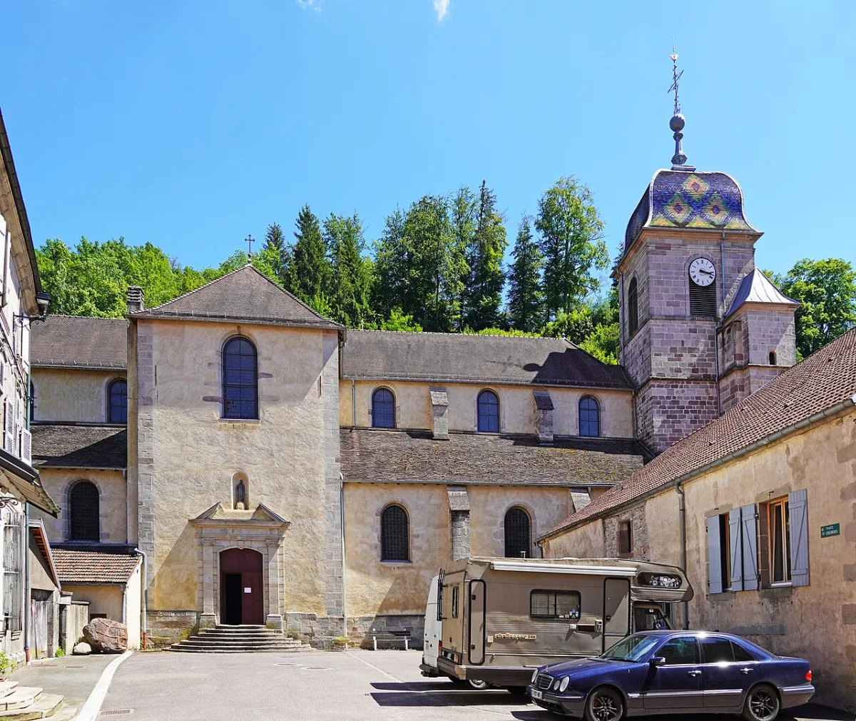 Faucogney Eglise Saint Georges, Faucogney et La Mer
