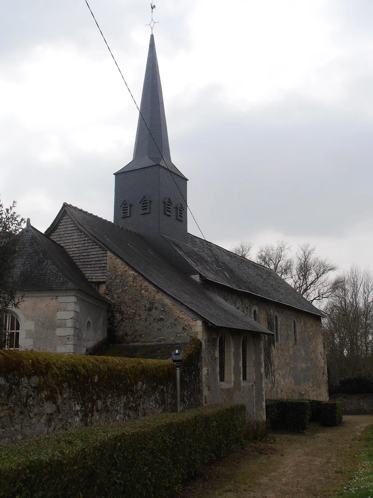 PAROISSE DE SABLE : PINCE : Eglise St Aubin (St Aubin), Pince